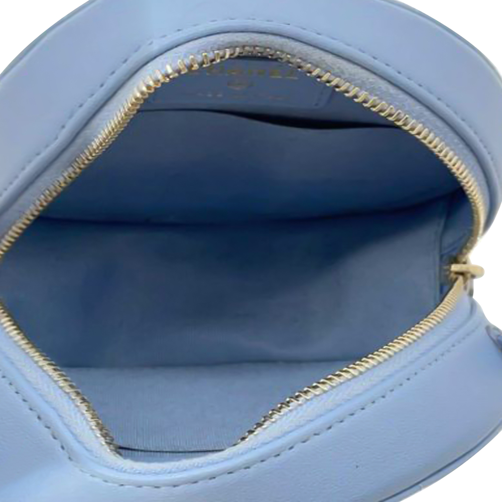 CHANEL Quilted Lambskin Round Clutch with Chain Crossbody Bag - Picture 4 of 12